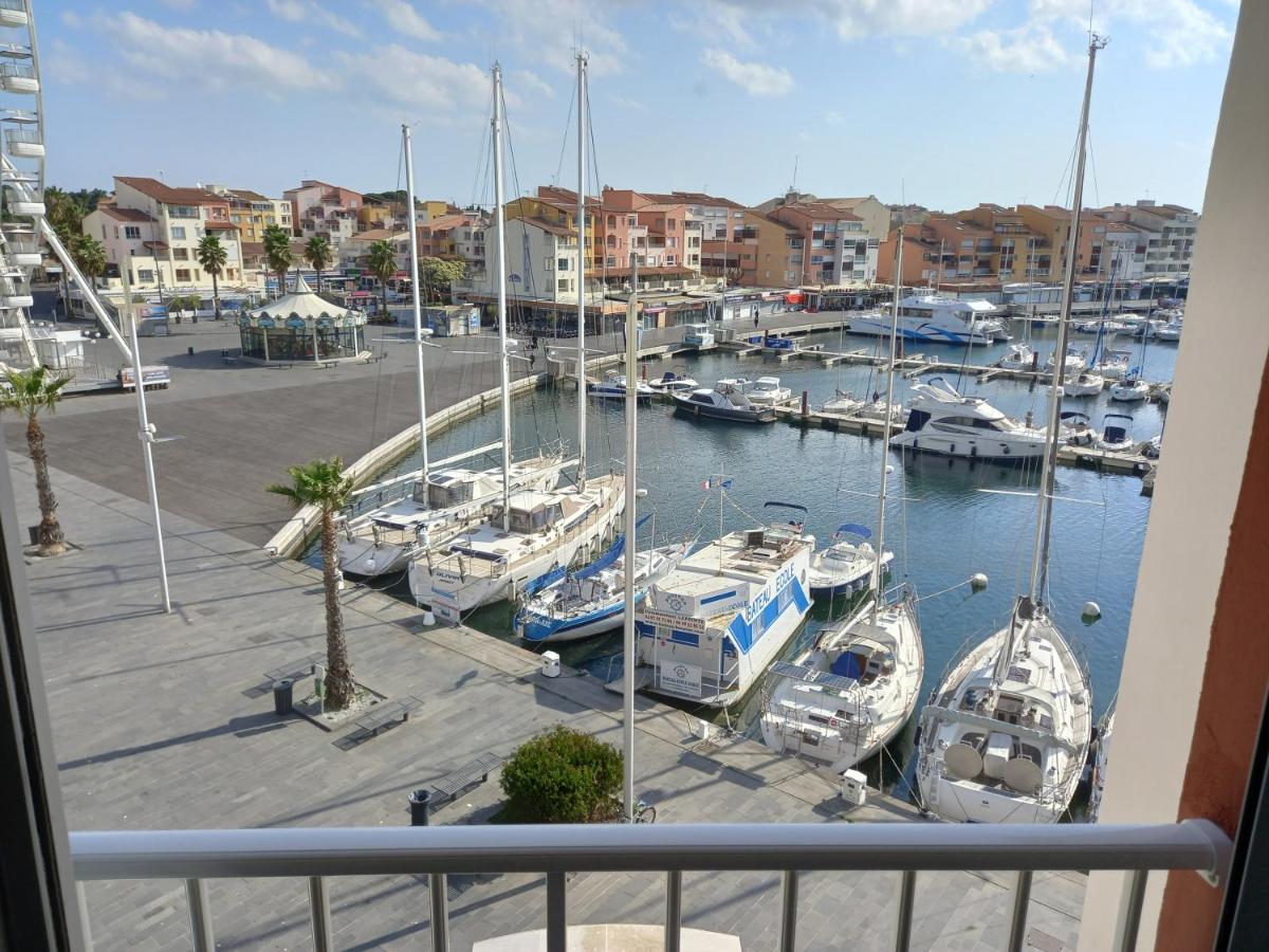 Апартаменты Port Brescou, T3 En Duplex Climatise, Superbe Vue Sur Le Port Агд Экстерьер фото