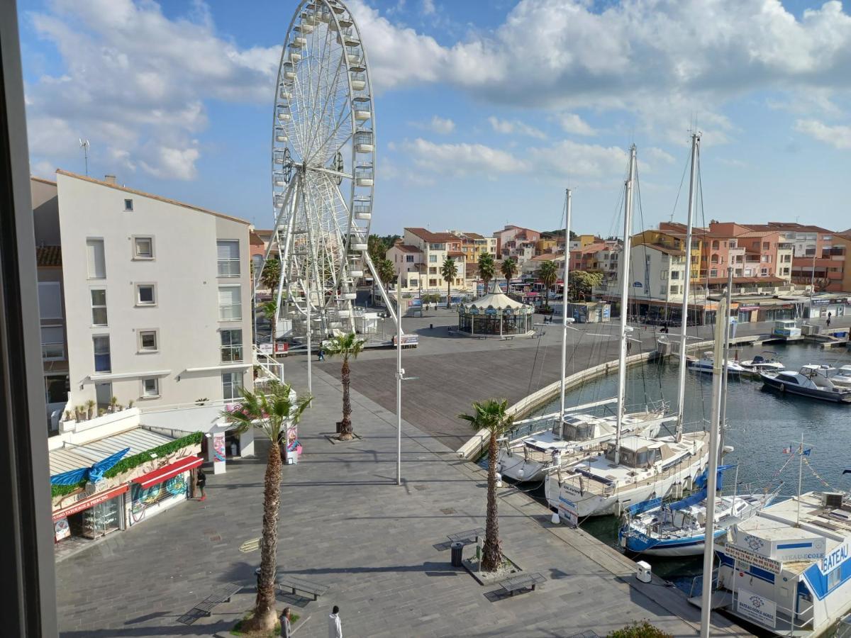 Апартаменты Port Brescou, T3 En Duplex Climatise, Superbe Vue Sur Le Port Агд Экстерьер фото